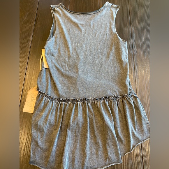 Black/Grey Medium True Craft Tank Top, Boho, Longer Length, Unworn, Tag Still On - Picture 2 of 8